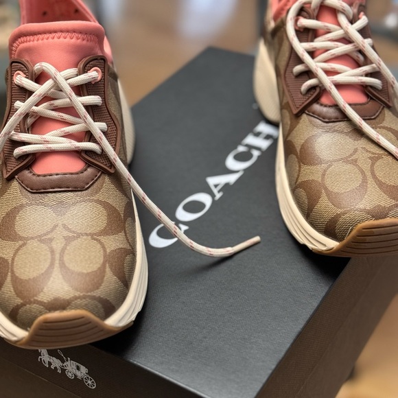 Brand NEW Coach Sneakers in the original box. Never worn. - Picture 2 of 2